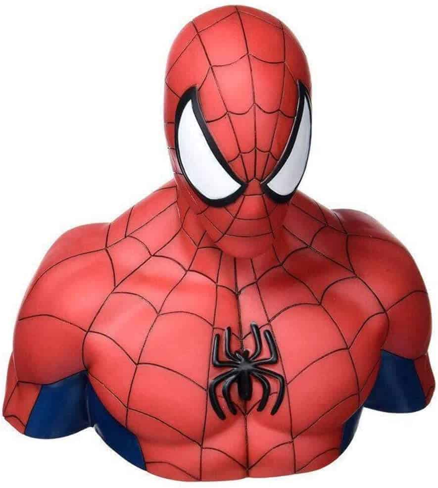 Cofre De Dinheiro Com Busto Do Homem-Aranha