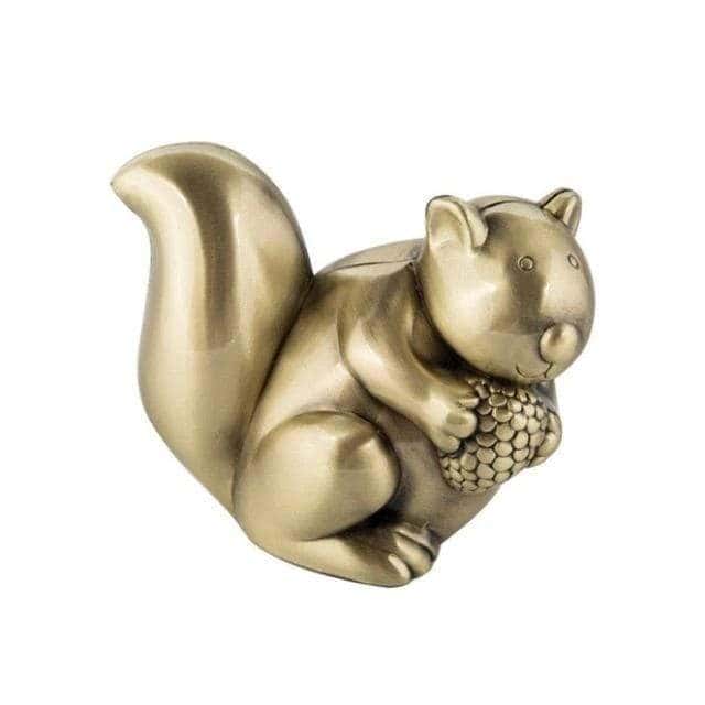 Mealheiro De Esquilo Dourado